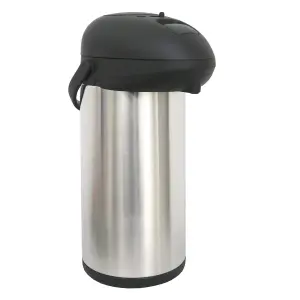 Oypla 5L Stainless Steel Airpot Insulated Vacuum Thermal Flask Jug