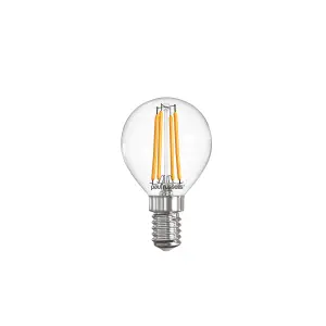 paul russells LED Filament Dimmable Golf Bulb, SES E14, 4.5W 470 Lumens, 40w Equivalent, 2700K Warm White