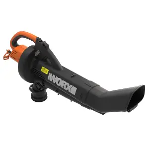 WORX WG505E 3000W Corded Electric Leaf Blower, Vacuum & Mulcher, 10m Cable, 335 km/h, 45L Collection Bag