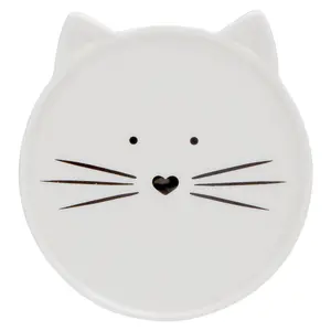 Maison by Premier Ivory Cat Mug And Coaster