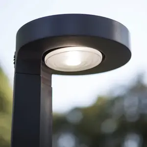 CGC JUNO Dark Grey Solar LED Post Light