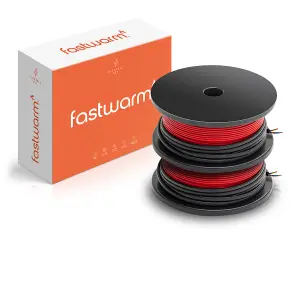 Fastwarm 150W Electric Underfloor Heating Cable Kit - 15.2m - Cable only (no thermostat or kit accessories)