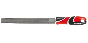 YATO YT-62261, metal file half round 300mm, course grid, soft grip