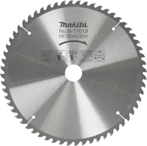 Makita B-11019 260mm x 30mm 60 Teeth Cordless Mitre Saw Blade DLS110