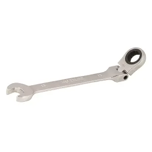 13mm Flexible Ratchet Ring Spanner Pivot Metric Car Lorry Garage Handy Tool