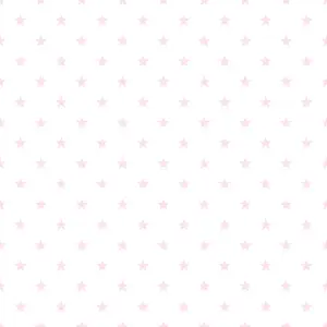 Galerie Just 4 Kids 2 Pink White Small Stars Smooth Wallpaper