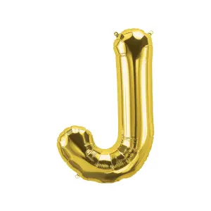 Realmax J Foil Balloon Gold (One Size)