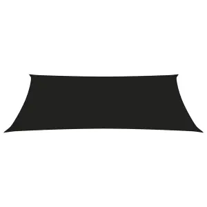 Berkfield Sunshade Sail Oxford Fabric Rectangular 3x5 m Black