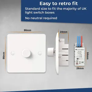 WiFi - Smart Dimmer Switch (No Neutral Required)