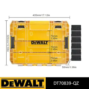 DEWALT Large Tough Case Empty (With 6 Dividers)