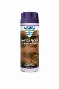 NIKWAX COTTON PROOF Wash-in Waterproofing for Cotton Fabric, Polycotton