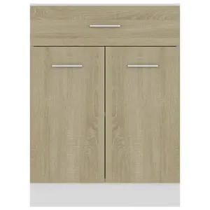 Berita Drawer Bottom Cabinet 60x46x81,5 cm Engineered Wood Sonoma Oak