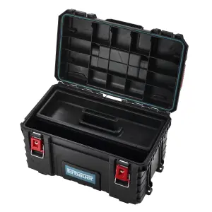 Erbauer Connecx Modular Storage Black 22.2in Deep Toolbox