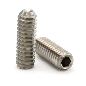 M4 x 6mm Allen Grub Screw Cup Point Screws Stainless Steel A2 304 DIN 916 Pack of 10