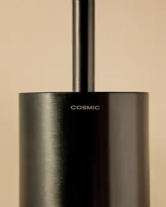 Cosmic Toilet Brush & Holder Brushed Black PVD Architect Sp