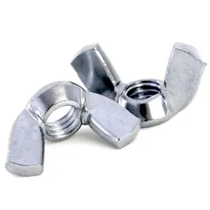 M10 Wing Nuts Butterfly Pack of: 2  DIN 315 (American) Zinc Plated Steel for DIY Tools Machinery