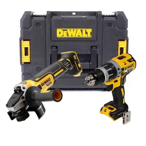 Dewalt DCK2080 18v XR Brushless Kit DCD796 Combi Drill DCG405 Grinder Bare TSTAK