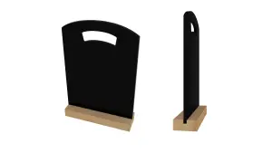 ALLboards Table top chalkboard with handle - set of 4