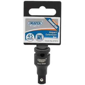 Draper Expert 45mm 3/8" Square Drive Impact Extension Bar 7015