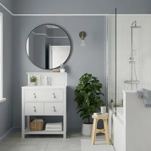 Dulux Easycare Bathroom Natural Slate Soft sheen Wall paint, 30ml