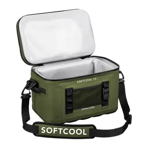 Softcool 15L Cool Bag - Green, Portable