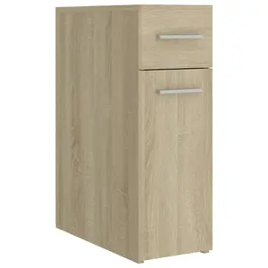 Berkfield Apothecary Cabinet Sonoma Oak 20x45.5x60 cm Engineered Wood