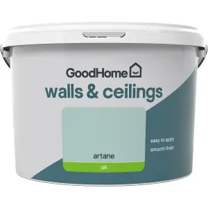 GoodHome Walls & ceilings Artane Silk Emulsion paint, 2.5L