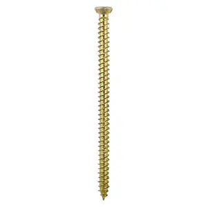 Timco - Concrete Screws - TX - Flat Countersunk - Yellow (Size 7.5 x 100 - 4 Pieces)