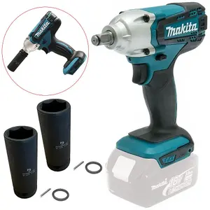 Makita DTW190Z 18v Cordless 1/2" Impact Wrench Scaffolding Tool + 2x 21mm Socket