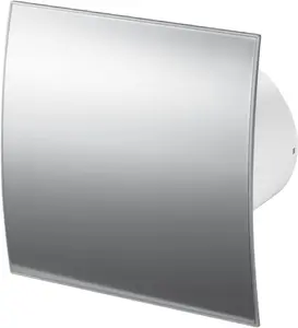 AirTech-UK Bathroom Extractor Fan 100 mm / 4" Stainless Steel decorative Front Panel with Standard Fan