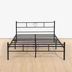 Aaru Bed Frame Black / Double (4'6)