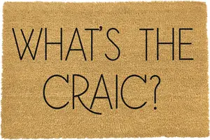 What's The Craic Doormat - Regular 60x40cm