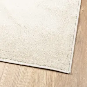 Rug OVIEDO Short Pile Beige 80x250 cm