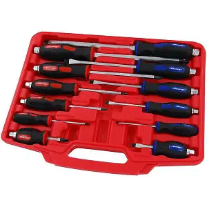 Pound-Through Screwdriver Set - 12 Piece Flat/ phlips Combination (Neilsen CT0710)