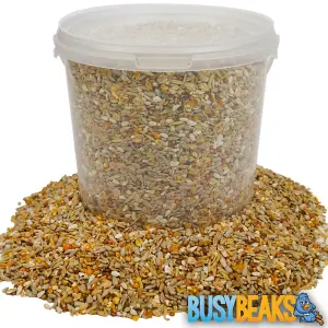 5L BusyBeaks No Mess Seed Mix - Wild Bird Feed Premium Quality Garden Food