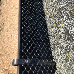 12 Metres Gutter Protection Mesh Guard with 30 Fixing Clips