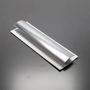 Nes Home Bathroom H-Joint Chrome 5mm Trims For Shower Wall Panels PVC Cladding 2.7m Long Fittings Set Of 4