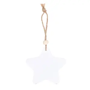 Something Different Thanks Teacher Star Hanging Sentiment Sign White/Pink/Black (One Size)