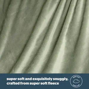 Silentnight Supersoft Collection Luxurious Throw Dark Grey / W130 x L150cm