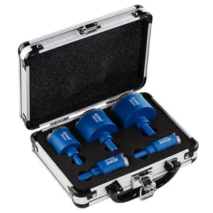 6 Piece Set (6/8/10/12/14/16mm) Diamond Hole Saw Drill Bit Set For Tiles, Ceramic, Porcelain. Holesaw