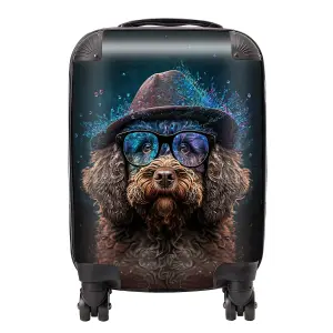 Labradoodle Dog Splashart Suitcase - Mini Cabin