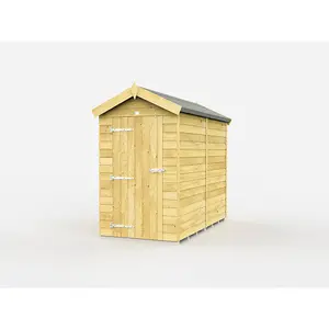 DIY Sheds 4x8 Apex Shed - Single Door Without Windows