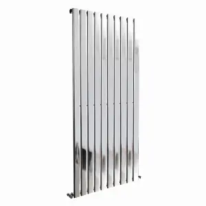 Right Radiators 1800x680 mm Vertical Single Flat Panel Designer Radiator Chrome