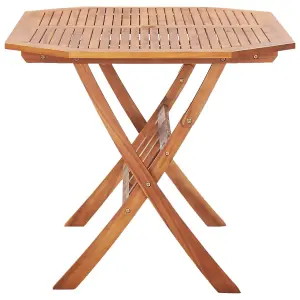 Berkfield Folding Garden Table 135x85x75 cm Solid Acacia Wood