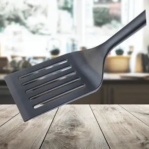 Slotted Turner Heat Resistant Turner Kitchen Recycled Materials Black