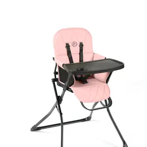 Flip Magic Fold Highchair Blush Pink