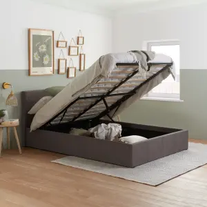 Birlea Berlin King Ottoman Bed Frame In Grey