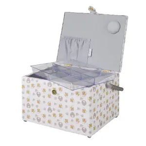 Large Sewing Basket Honey Bee 23.5 x 31 x 20.5cm - Sewing Online GA1127L