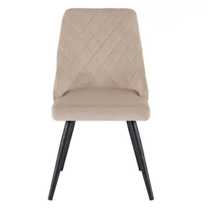 Clocher Upholstered Chair (Set of 2) Cappuccino