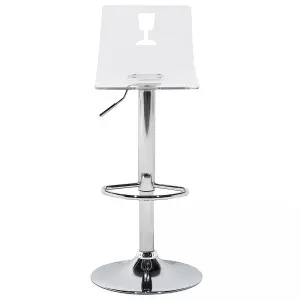 Beliani Modern Bar Chair BUSAN Swivel White